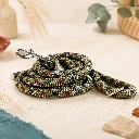 Laisse single touch Vert Militaire en paracord