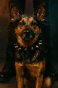 Rockstar flair on dog